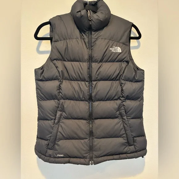 The North Face Women's Black Puffer Vest - Picture 1 of 7